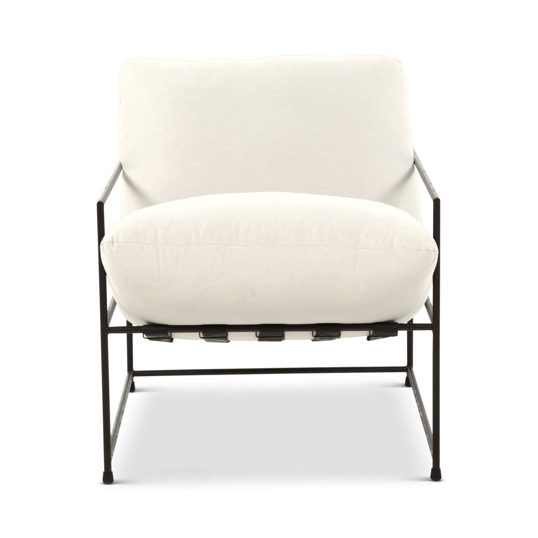 Metro - Trent Accent Chair - Washed White