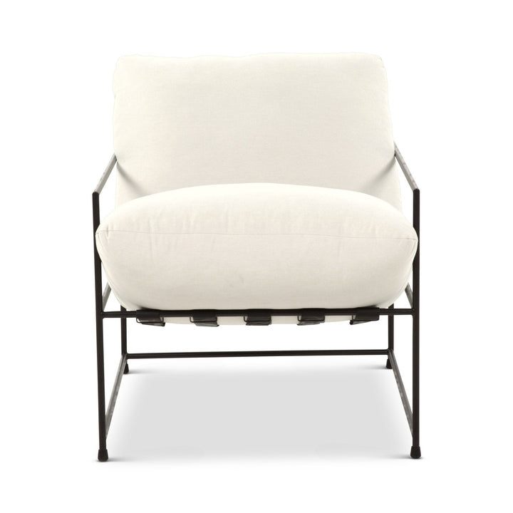 Metro - Trent Accent Chair - Washed White