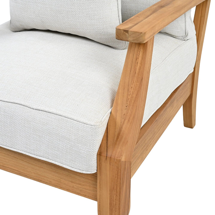 White/Natural Teak