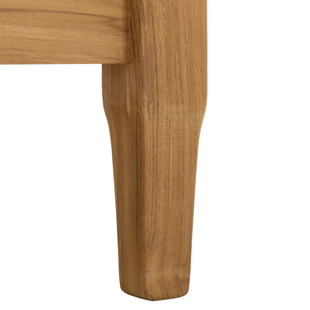 White/Natural Teak