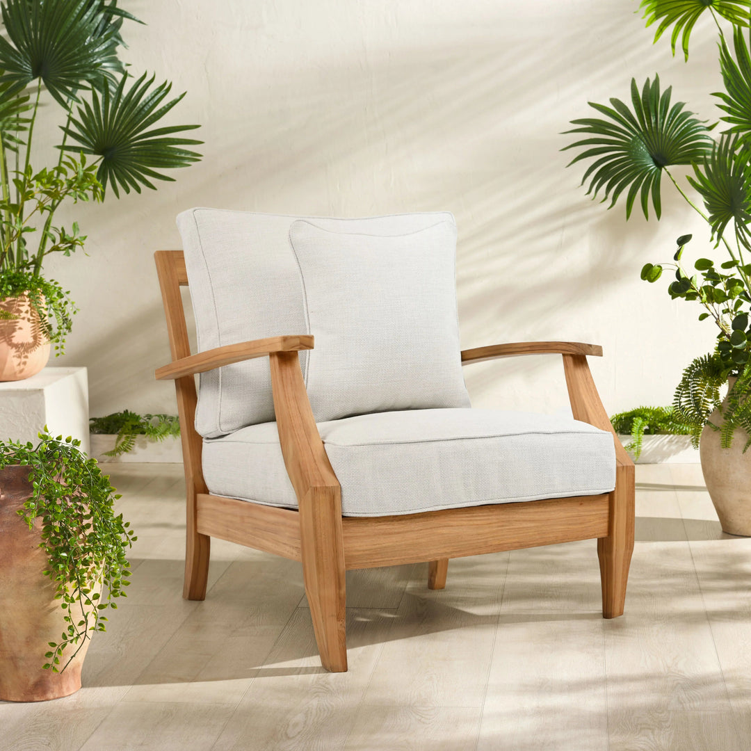White/Natural Teak