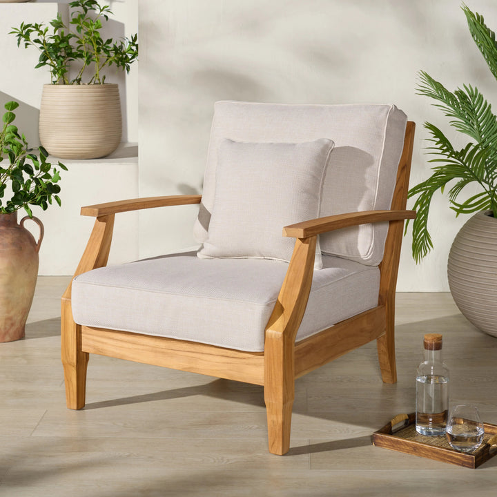 White/Natural Teak