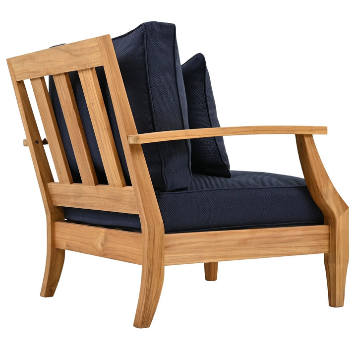 Natural Teak/Navy