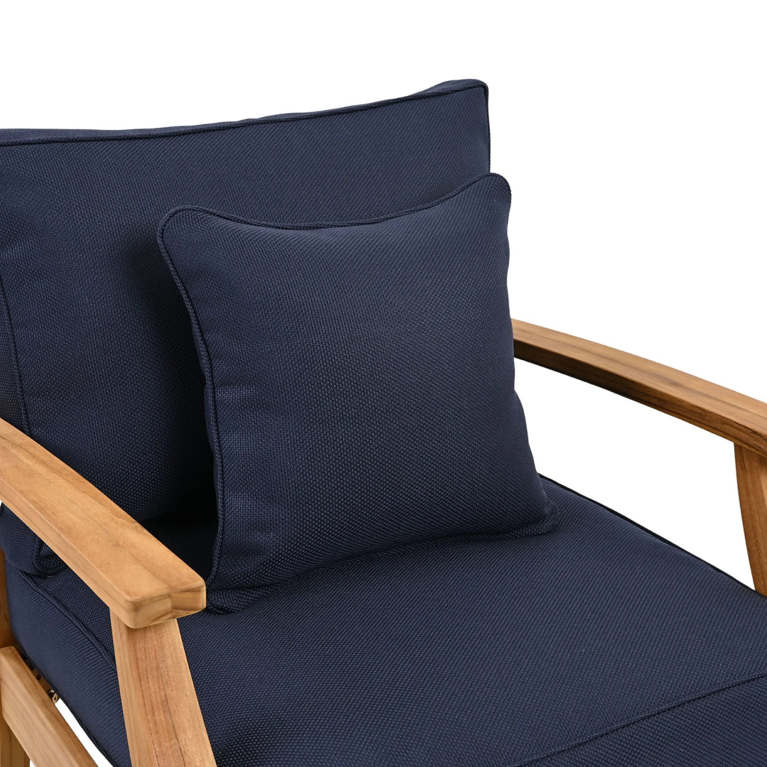 Natural Teak/Navy