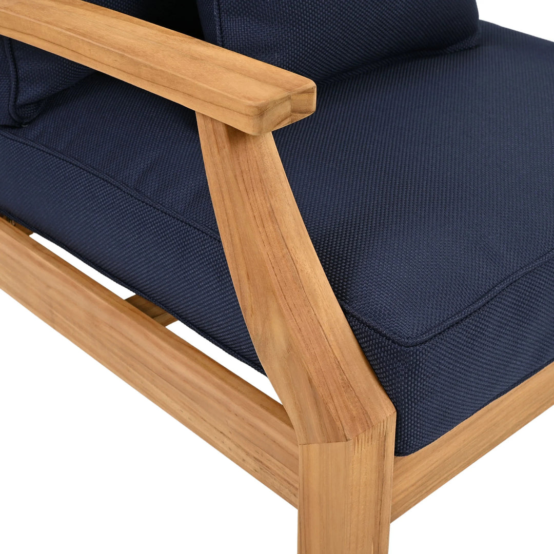 Natural Teak/Navy
