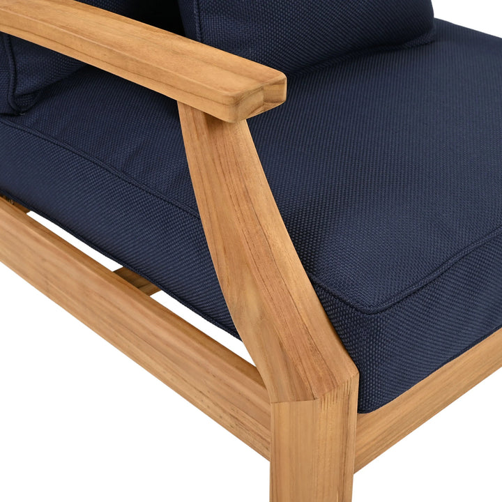 Natural Teak/Navy