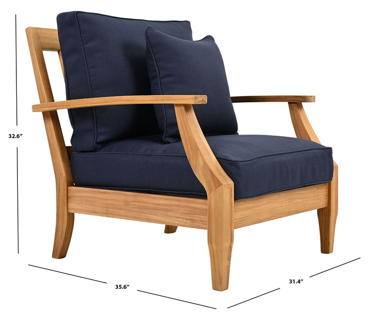 Natural Teak/Navy