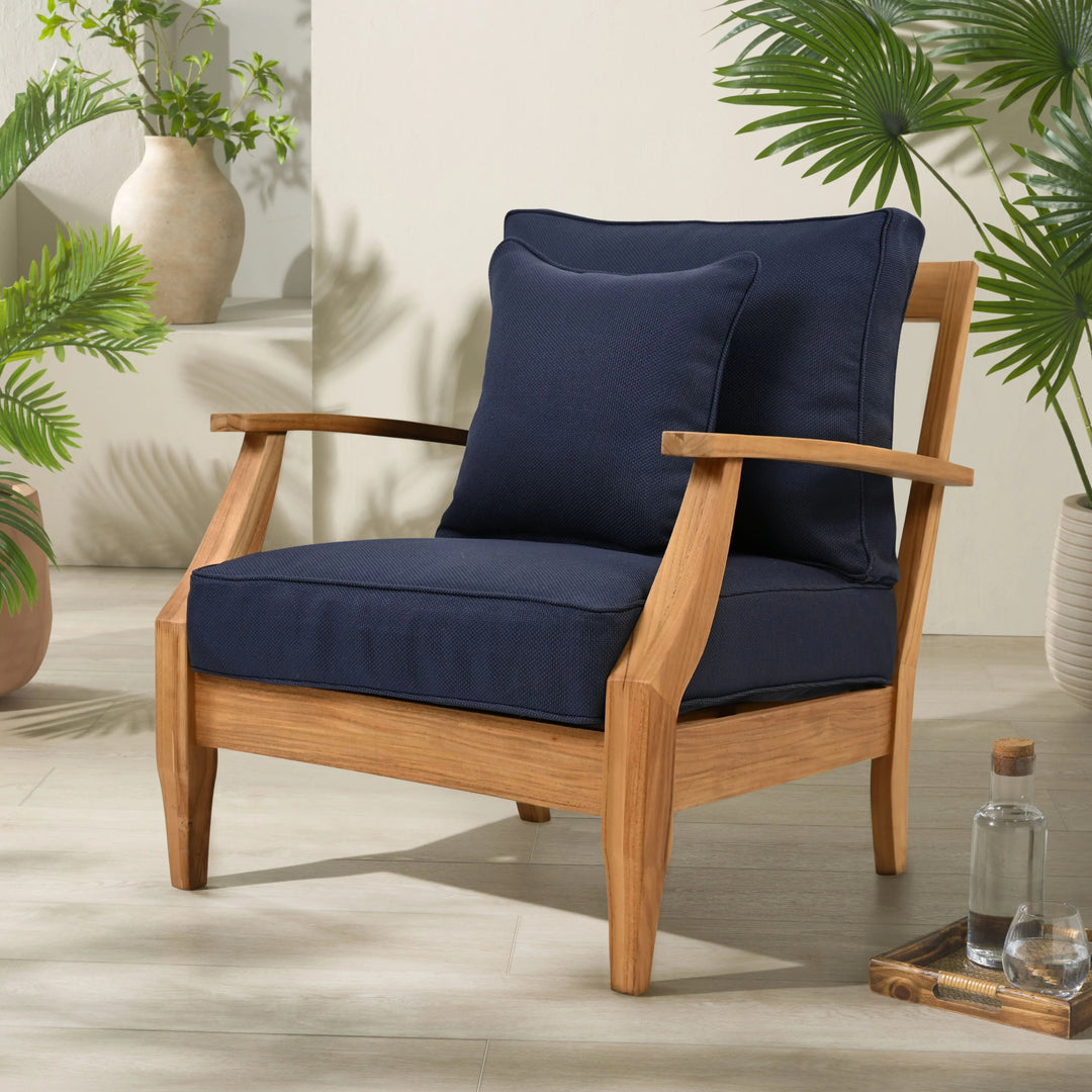 Natural Teak/Navy