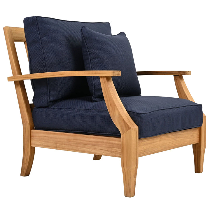 Natural Teak/Navy