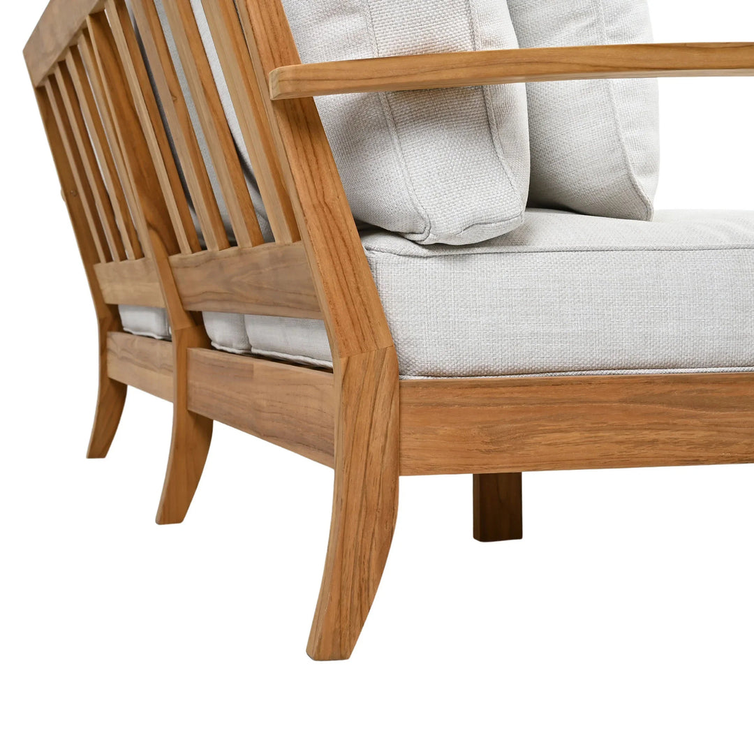 White/Natural Teak