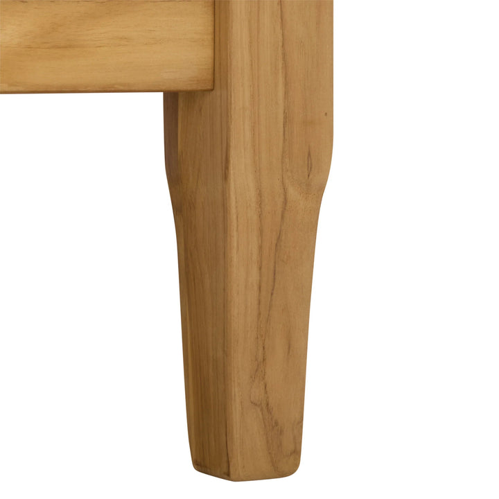 White/Natural Teak