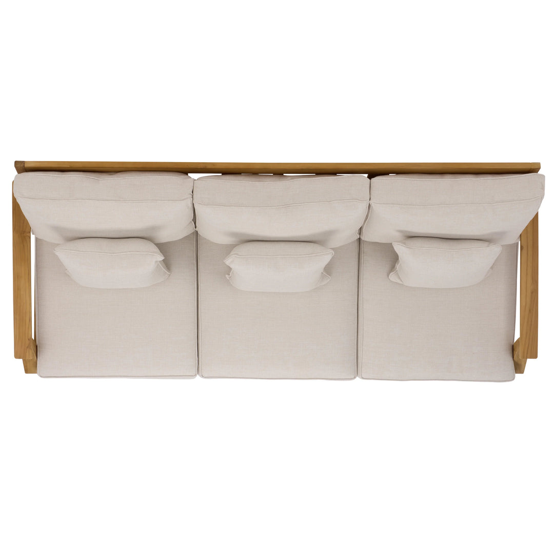 White/Natural Teak