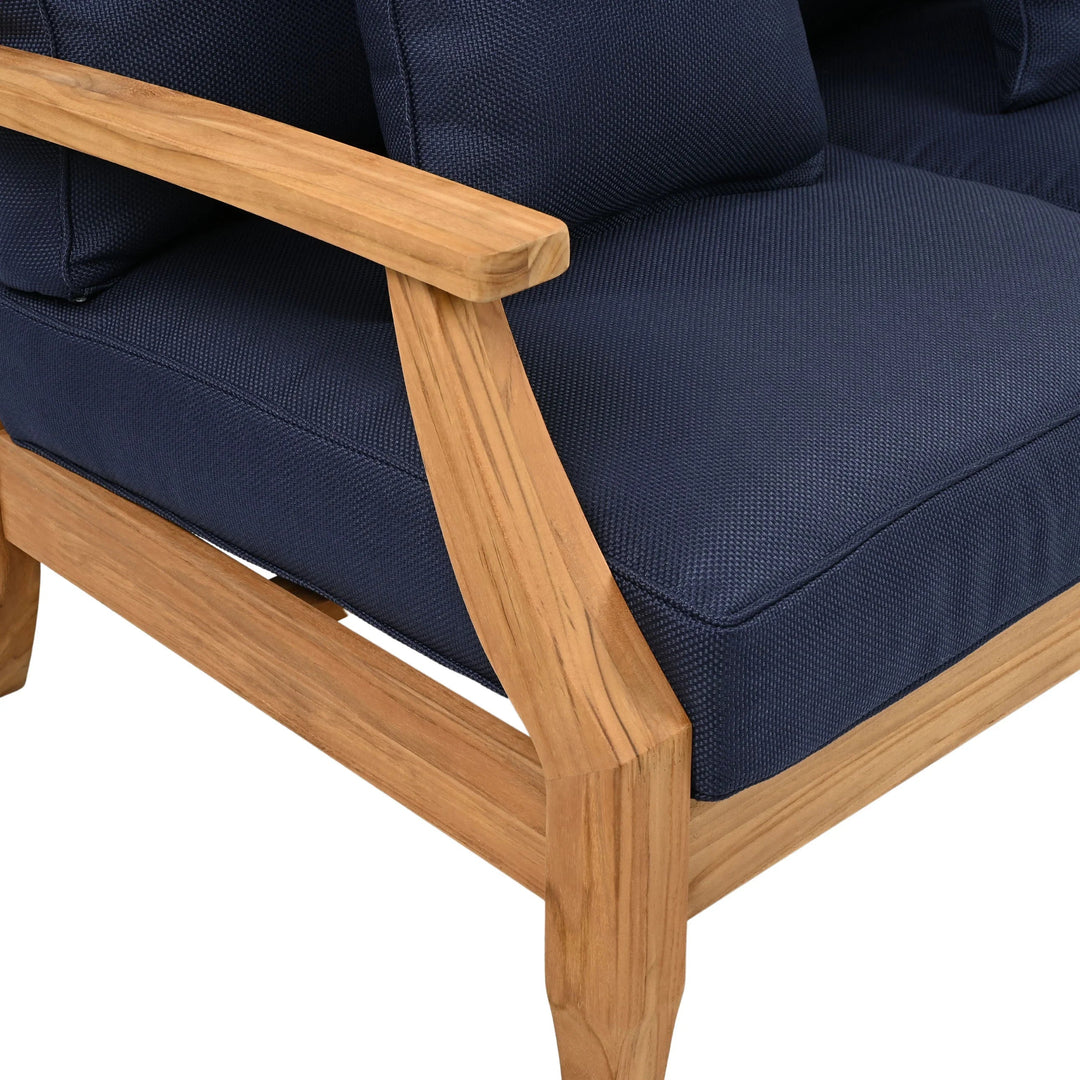 Natural Teak/Navy
