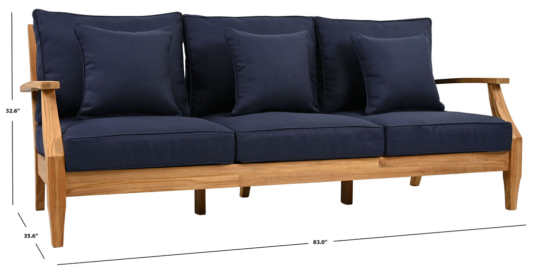 Natural Teak/Navy