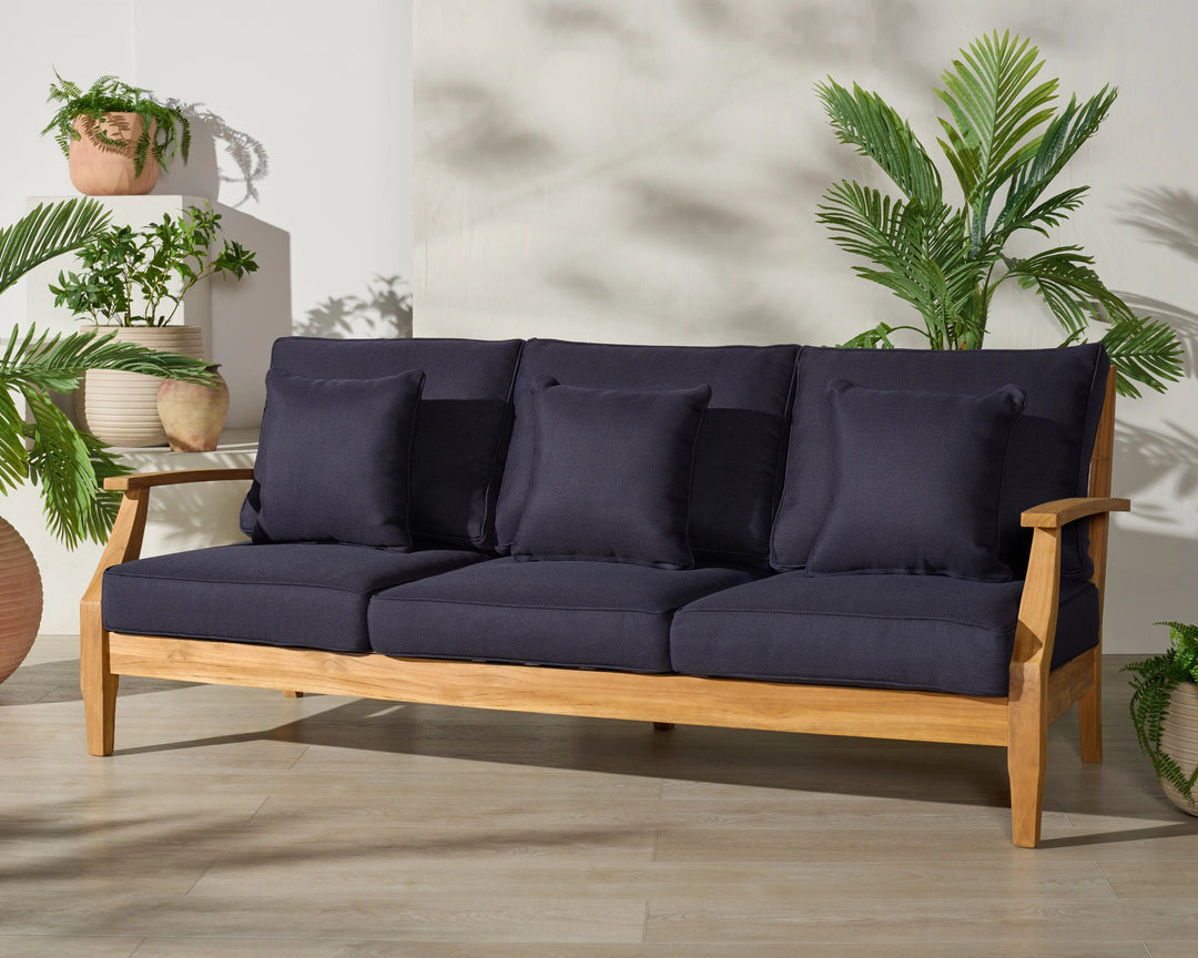 Natural Teak/Navy