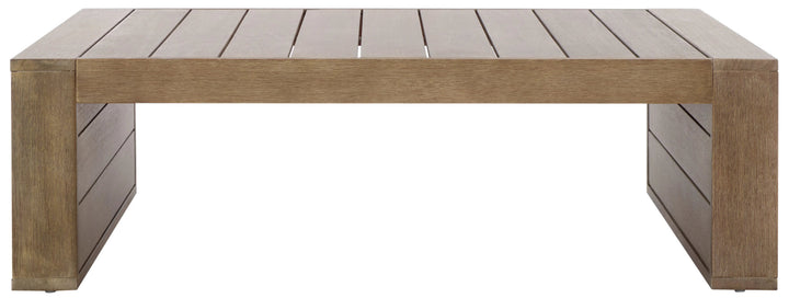 SwayLiving Santiago Eucalyptus Patio Coffee Table OUTDOOR COFFEE TABLES