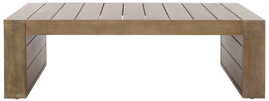 SwayLiving Santiago Eucalyptus Patio Coffee Table OUTDOOR COFFEE TABLES