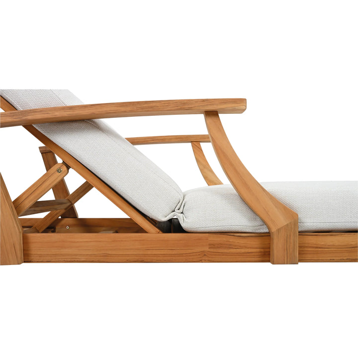 SwayLiving SwayLiving Martinique Teakwood Patio Chaise Lounge