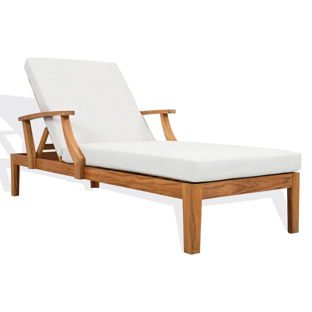 SwayLiving SwayLiving Martinique Teakwood Patio Chaise Lounge