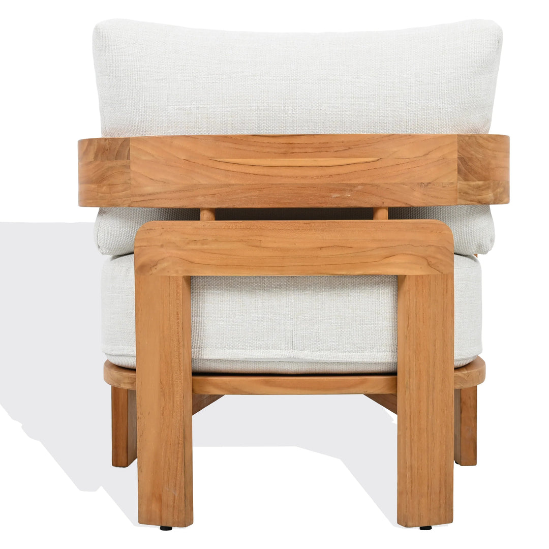SwayLiving Achilles Teak Patio Chair OUTDOOR CHAISE LOUNGES