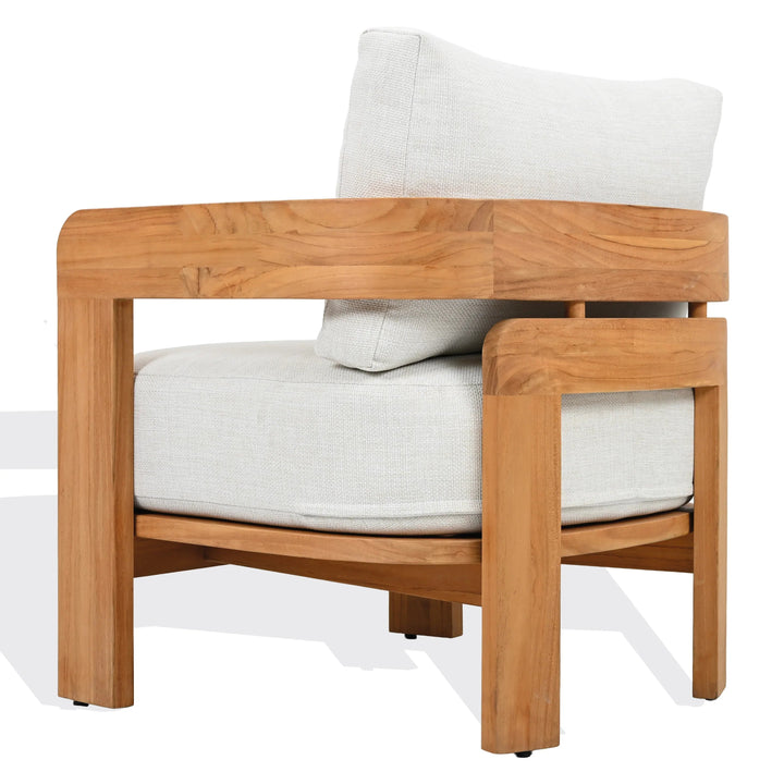 SwayLiving Achilles Teak Patio Chair OUTDOOR CHAISE LOUNGES