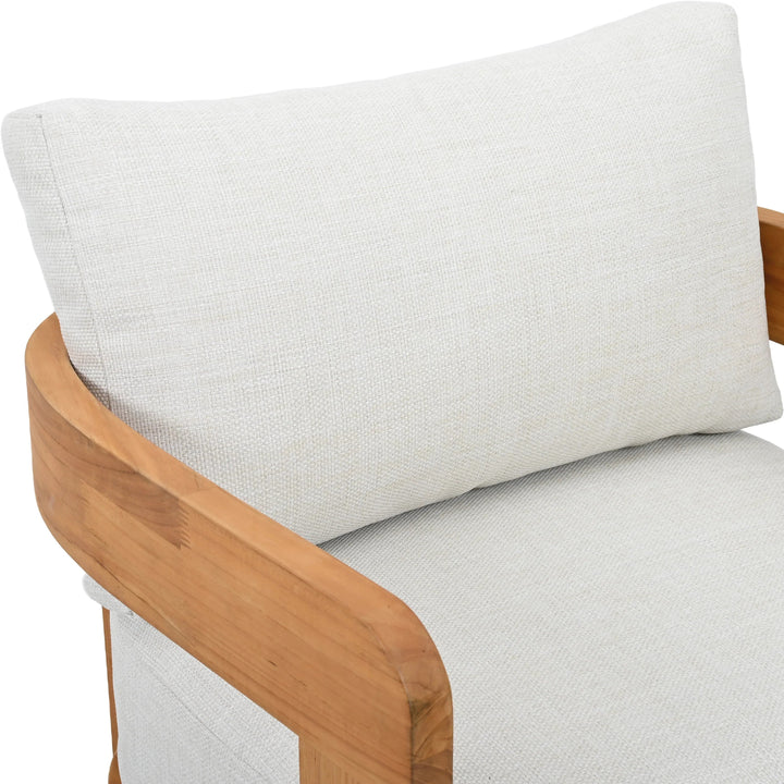 SwayLiving Achilles Teak Patio Chair OUTDOOR CHAISE LOUNGES