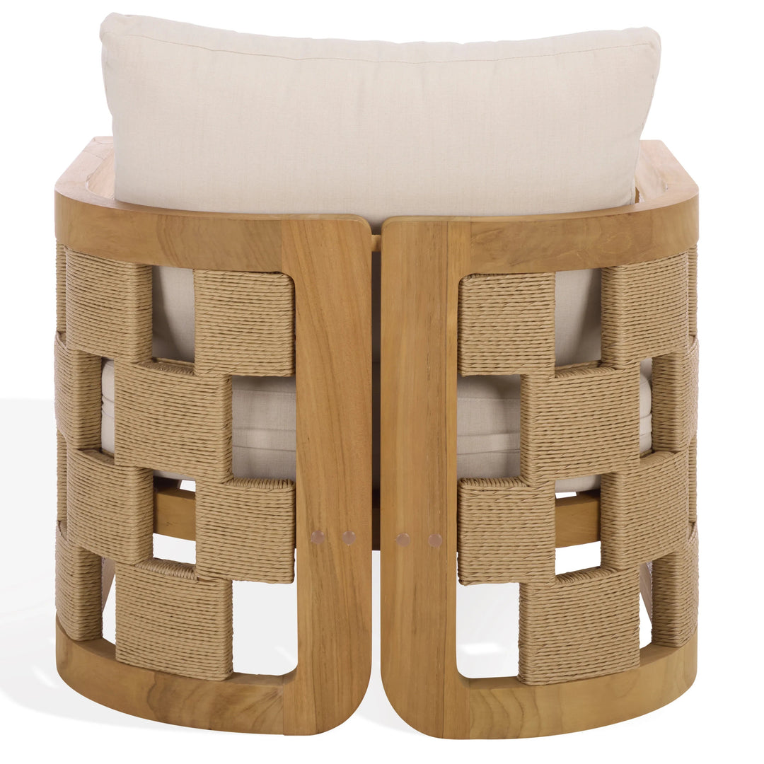 SwayLiving SwayLiving Skipper Teak And Hyacinth Patio Chair