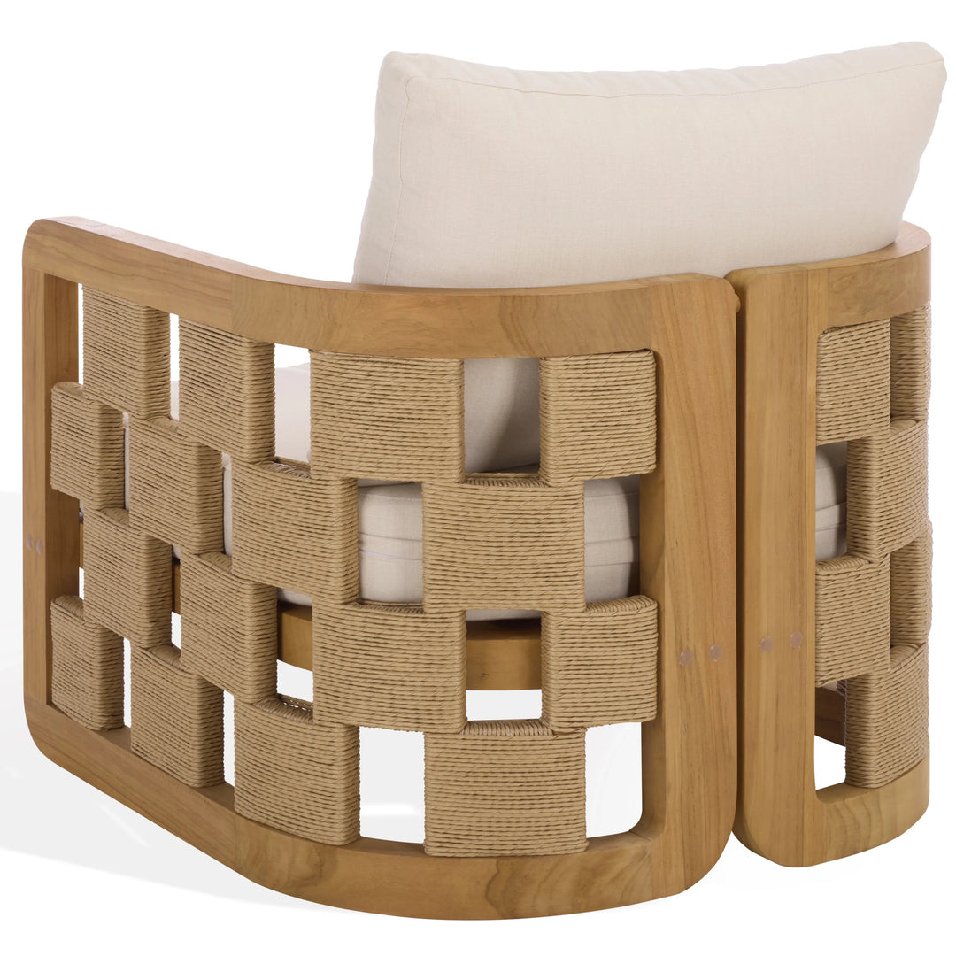 SwayLiving SwayLiving Skipper Teak And Hyacinth Patio Chair