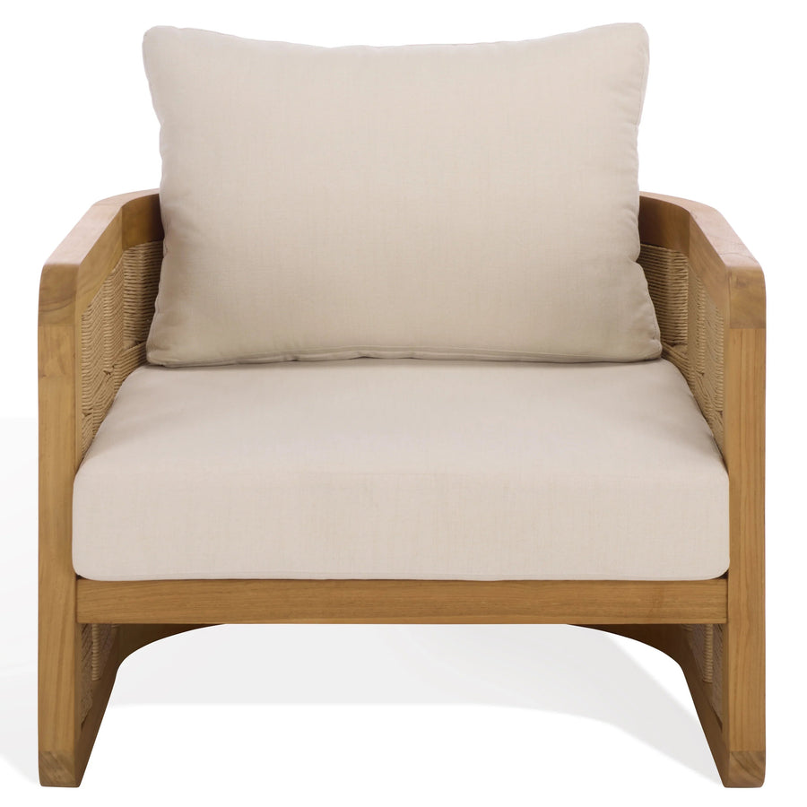 SwayLiving SwayLiving Skipper Teak And Hyacinth Patio Chair