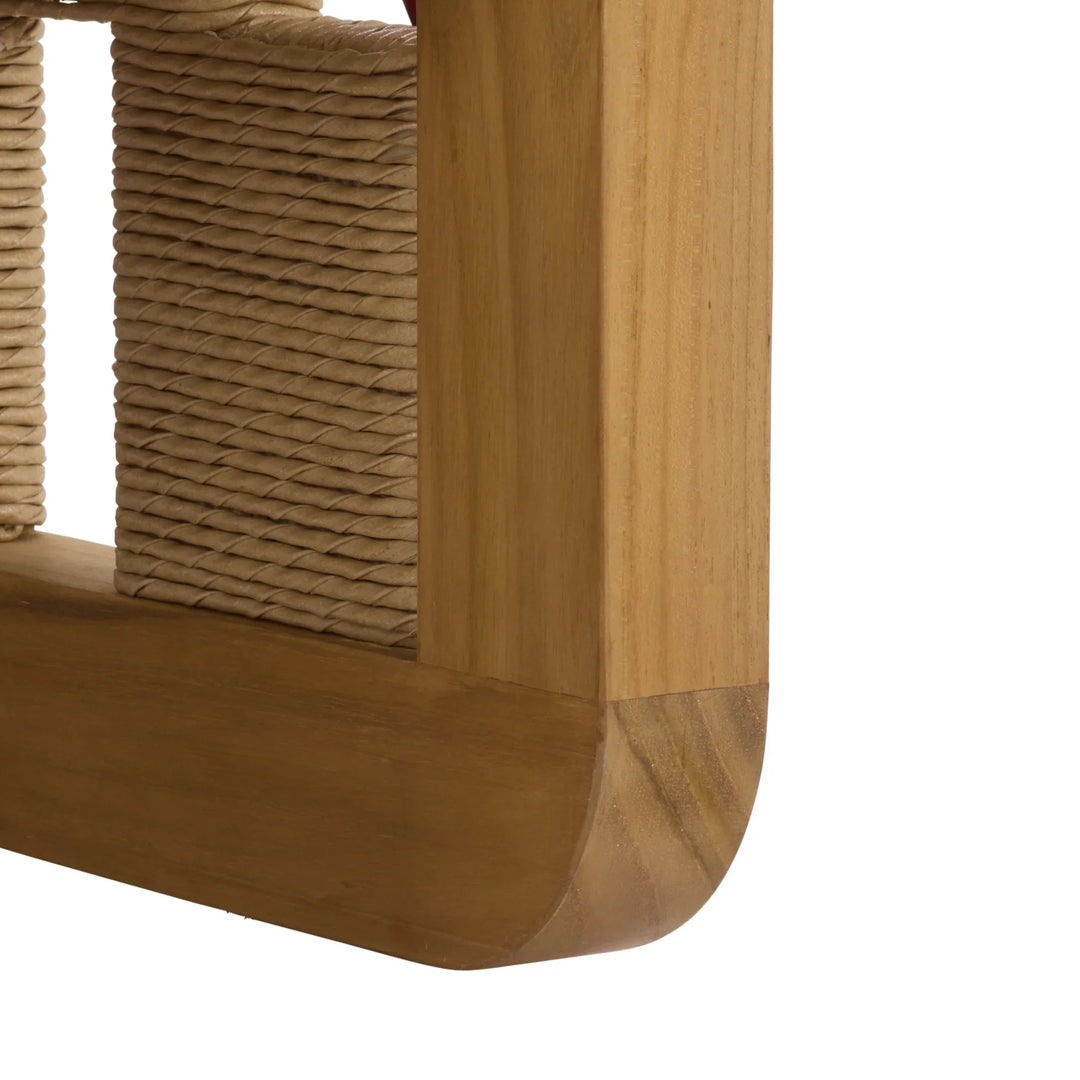 SwayLiving SwayLiving Skipper Teak And Hyacinth Patio Chair