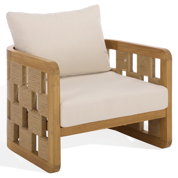 SwayLiving SwayLiving Skipper Teak And Hyacinth Patio Chair