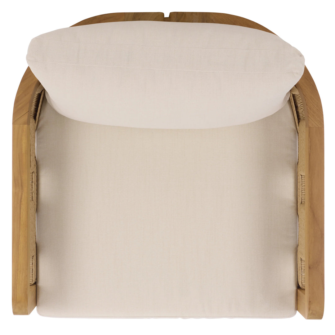 SwayLiving SwayLiving Skipper Teak And Hyacinth Patio Chair