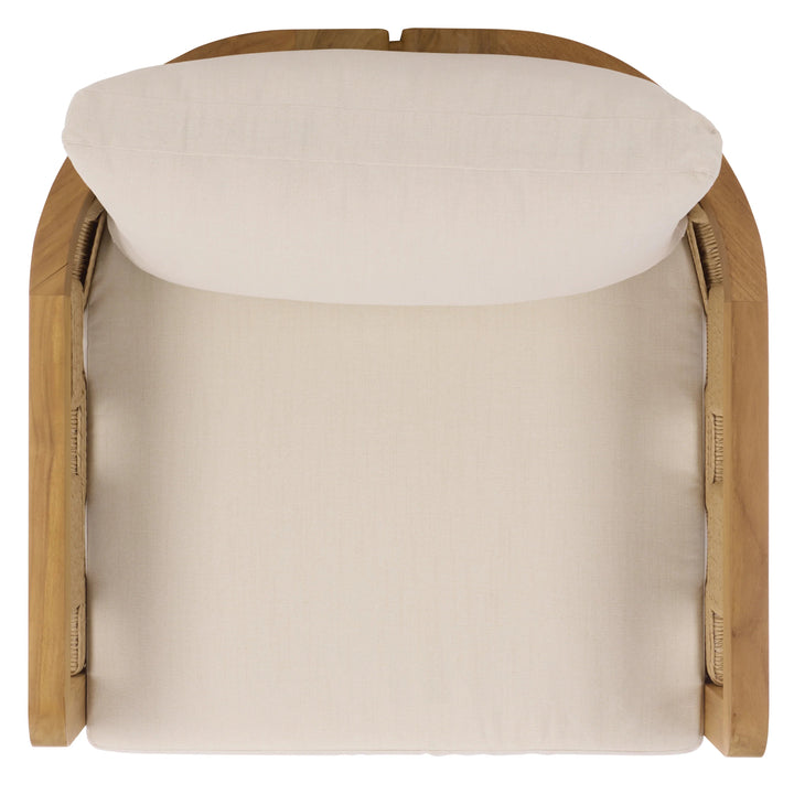 SwayLiving SwayLiving Skipper Teak And Hyacinth Patio Chair