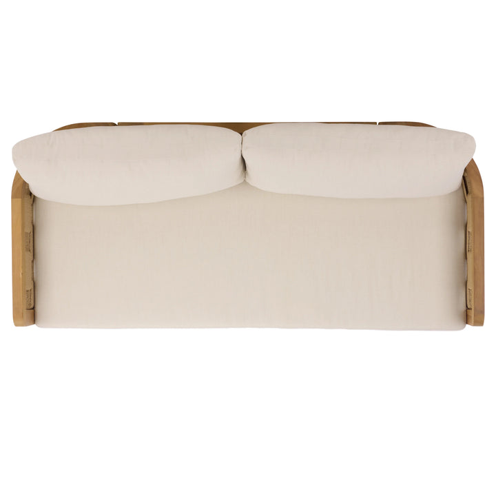 SwayLiving SwayLiving Skipper Teak And Hyacinth Patio Sofa