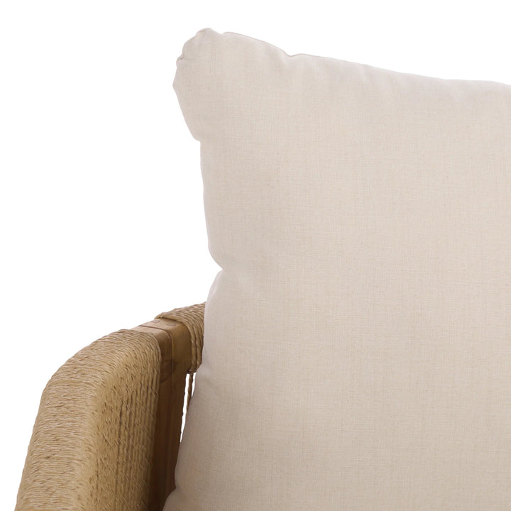 SwayLiving SwayLiving Gale Teak And Hyacinth Patio Sofa