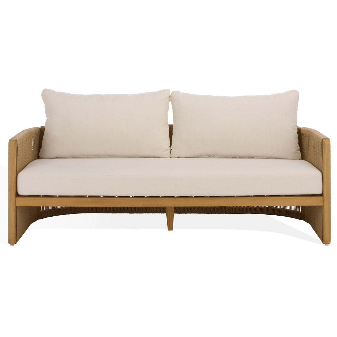 SwayLiving SwayLiving Gale Teak And Hyacinth Patio Sofa