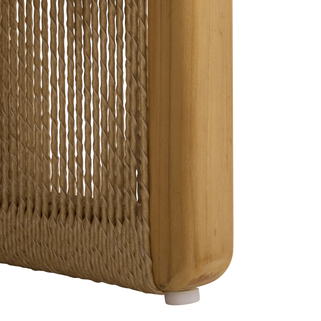 SwayLiving SwayLiving Gale Teak And Hyacinth Patio Sofa