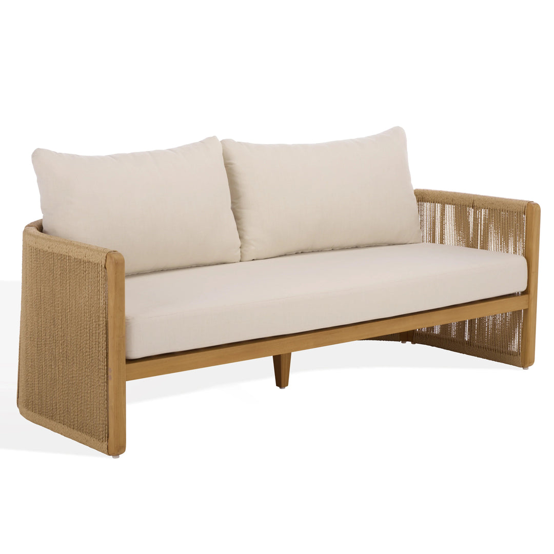 SwayLiving SwayLiving Gale Teak And Hyacinth Patio Sofa