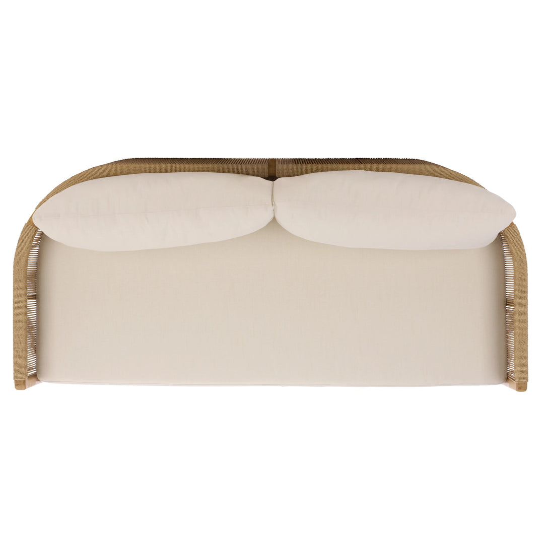 SwayLiving SwayLiving Gale Teak And Hyacinth Patio Sofa