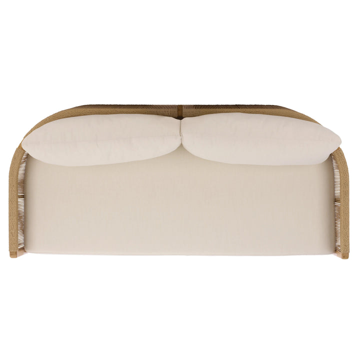 SwayLiving SwayLiving Gale Teak And Hyacinth Patio Sofa