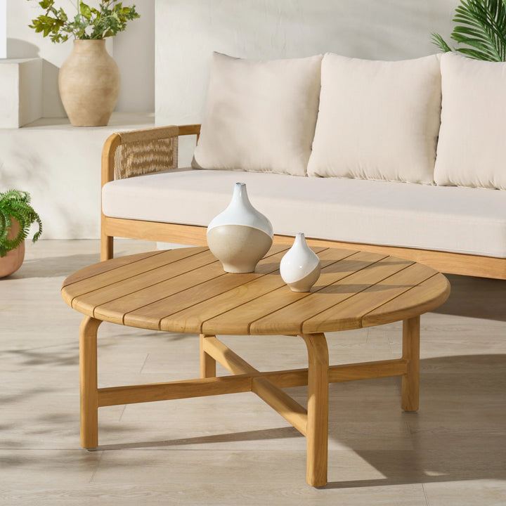 SwayLiving SwayLiving Rogers Teak Outdoor Coffee Table