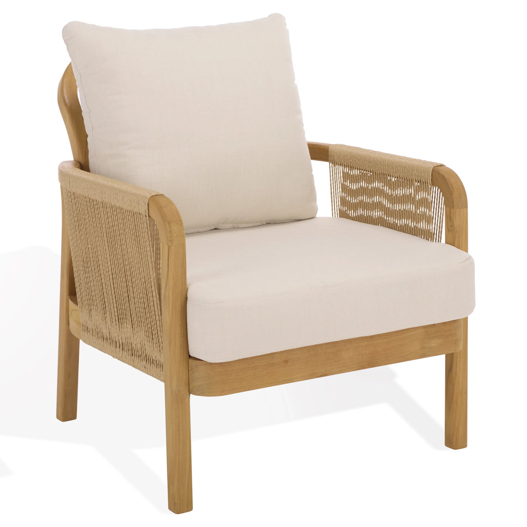 SwayLiving SwayLiving Rogers Teak And Hyacinth Patio Chair