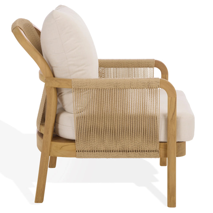 SwayLiving SwayLiving Rogers Teak And Hyacinth Patio Chair