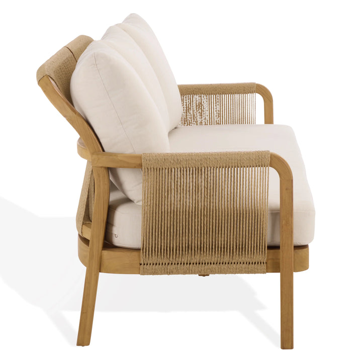 SwayLiving SwayLiving Rogers Teak And Hyacinth Patio Sofa