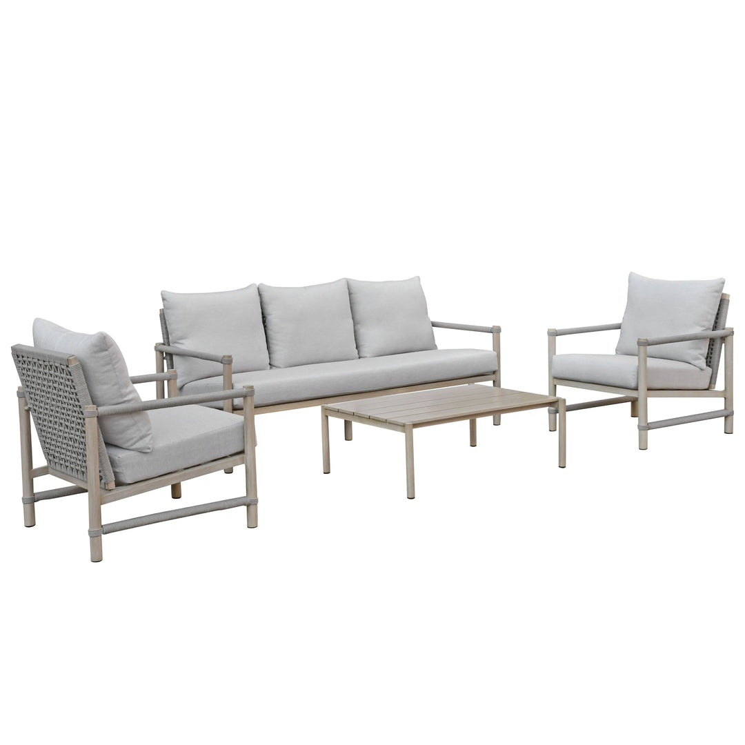 SwayLiving SwayLiving Dorianna Aluminum Patio Coffee Table
