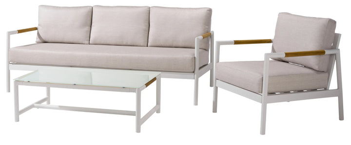 SwayLiving SwayLiving Chryssa Aluminum And Teak Patio Chair
