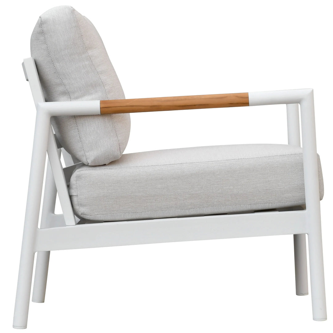 SwayLiving SwayLiving Chryssa Aluminum And Teak Patio Chair