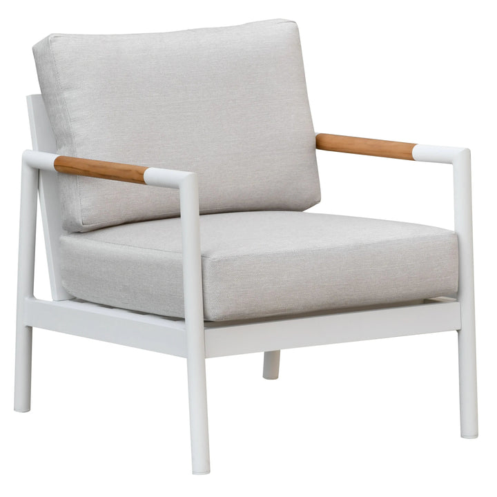 SwayLiving SwayLiving Chryssa Aluminum And Teak Patio Chair