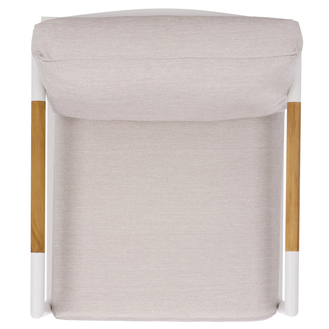 SwayLiving SwayLiving Chryssa Aluminum And Teak Patio Chair