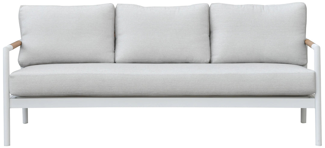 SwayLiving SwayLiving Chryssa Aluminum And Teak Patio Sofa